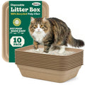 10-Pack Disposable Litter Box T5893