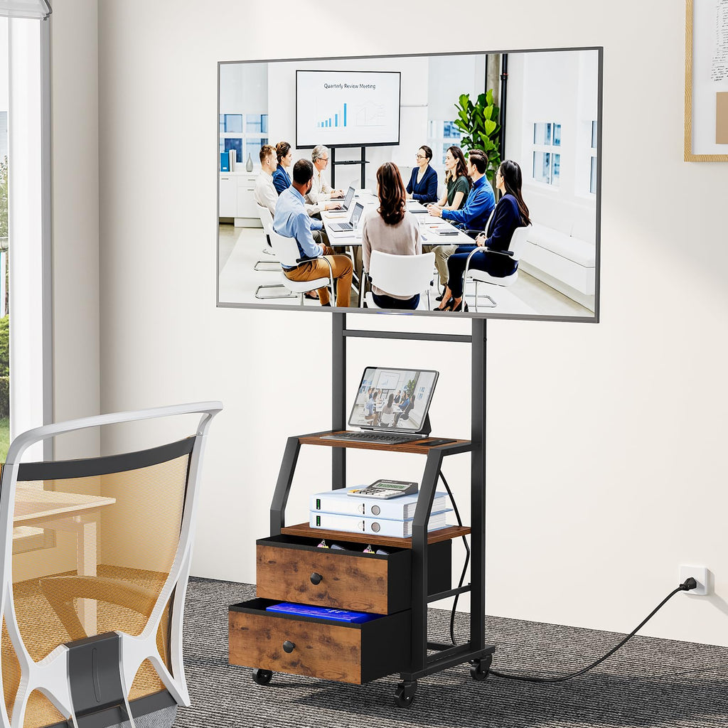 Rolling TV Stand for 32-55 Inch TVs E426