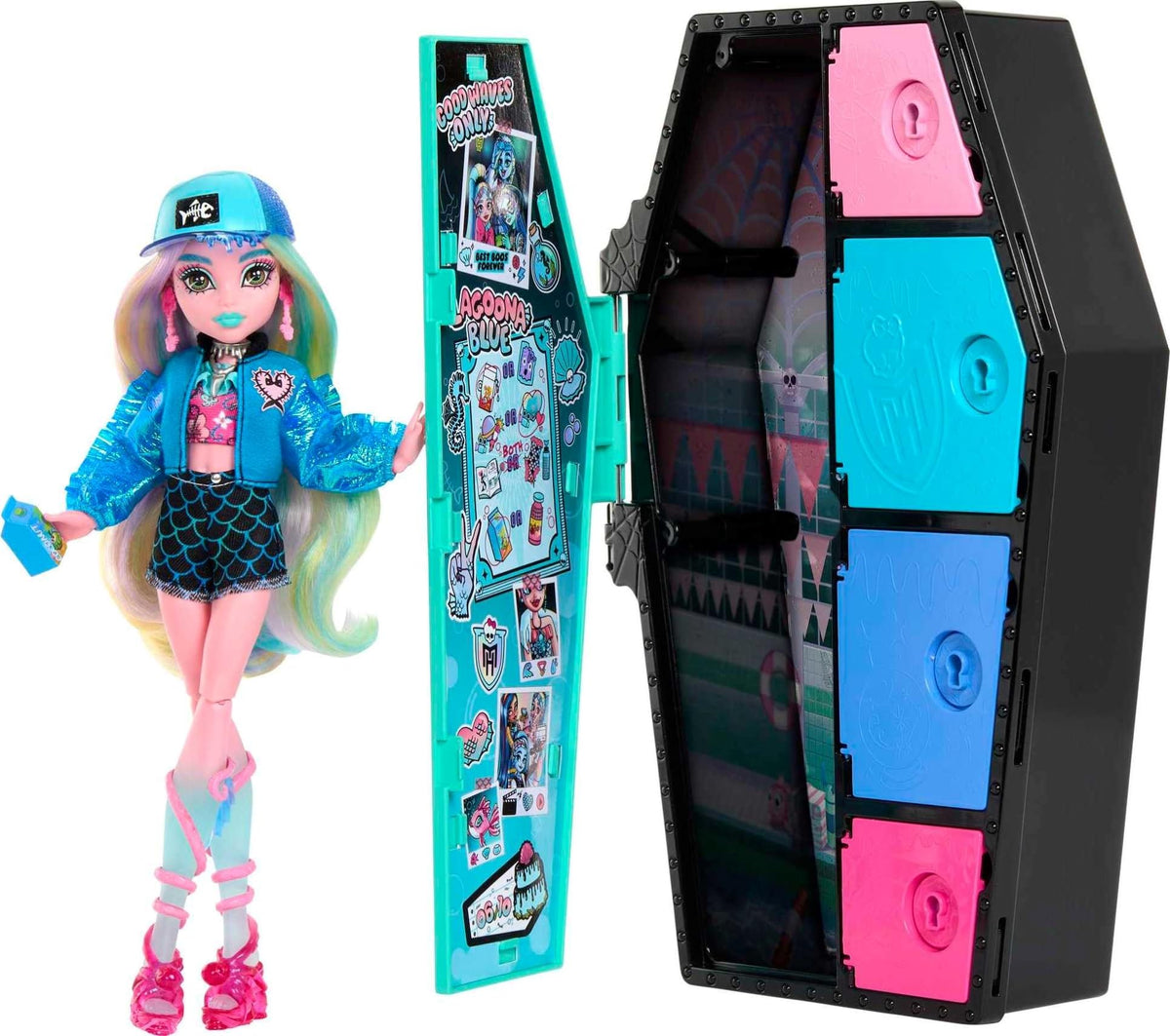 Doll & Clothes Accessories Set with Dress-Up Locker J56720