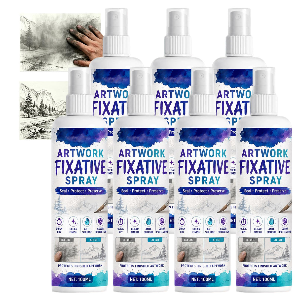 100ml Workable Fixative Spray H5912