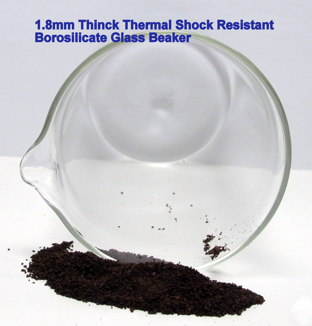 Large Black French Press Coffee Maker 1 L with 2 Extra Filters J1037