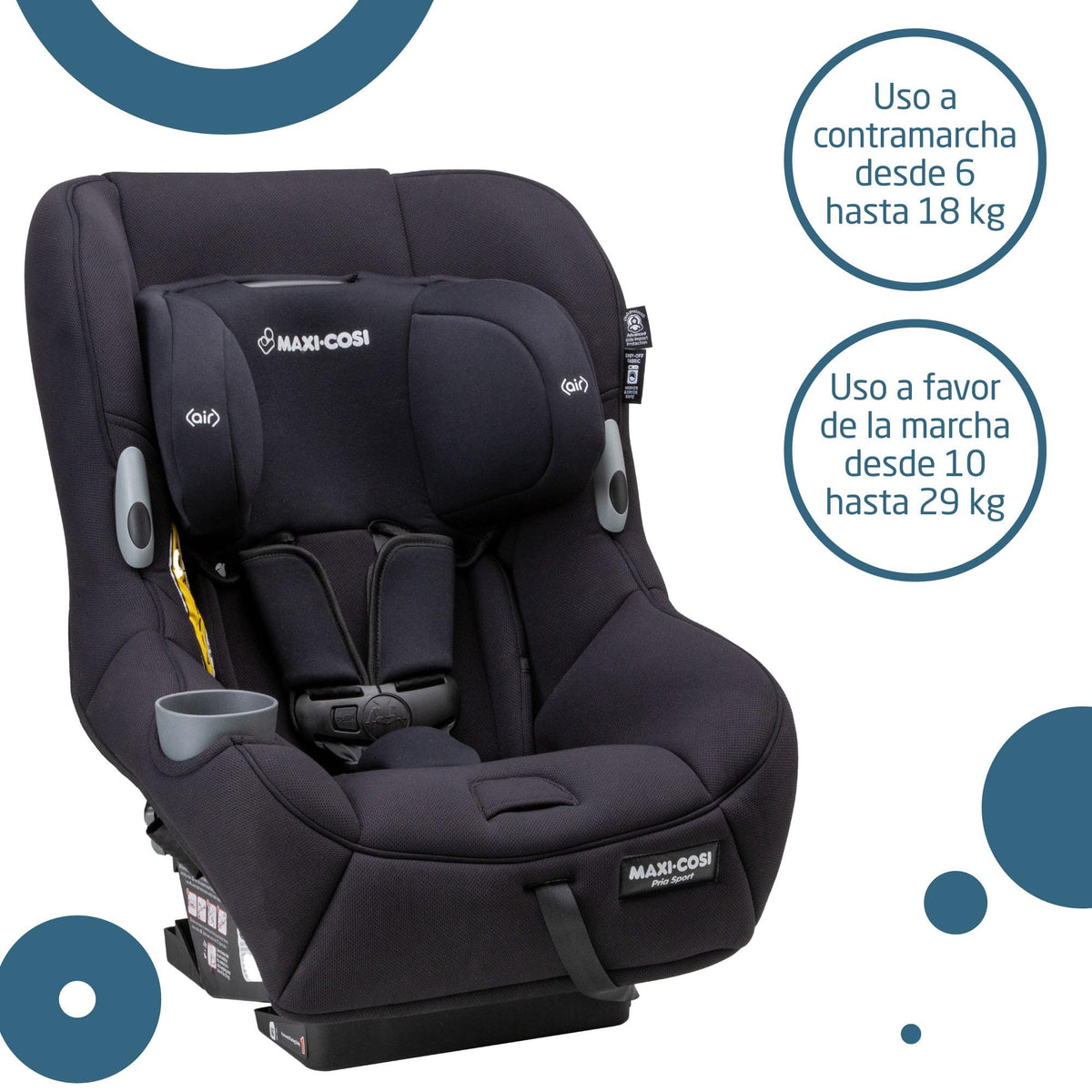 2-in-1 Convertible Car Seat Midnight Black N42680