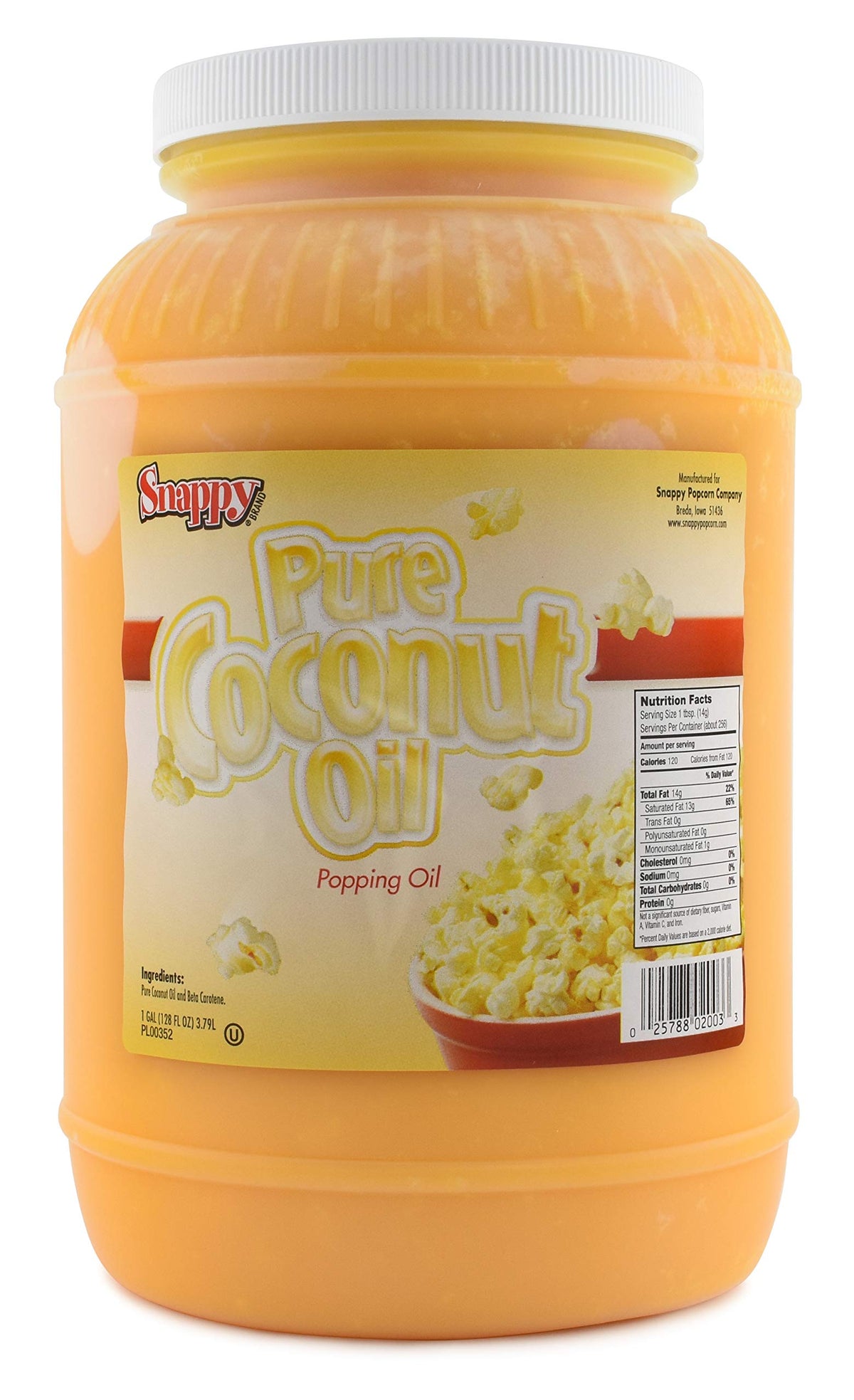 Butter Flavored Popcorn Kit with Coconut Oil and Theater Salt L11857