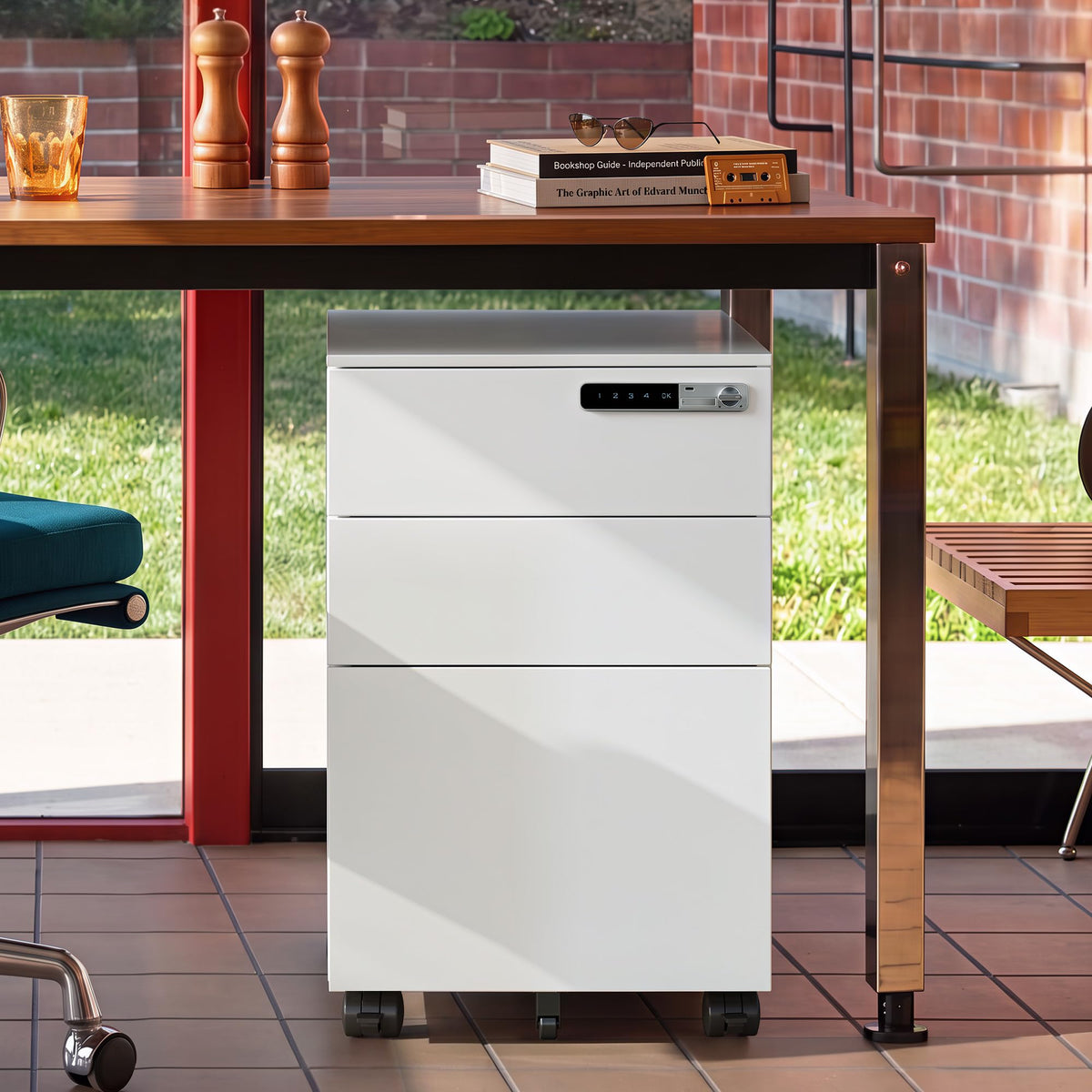 3 Drawer File Cabinet with Combination Lock F972306
