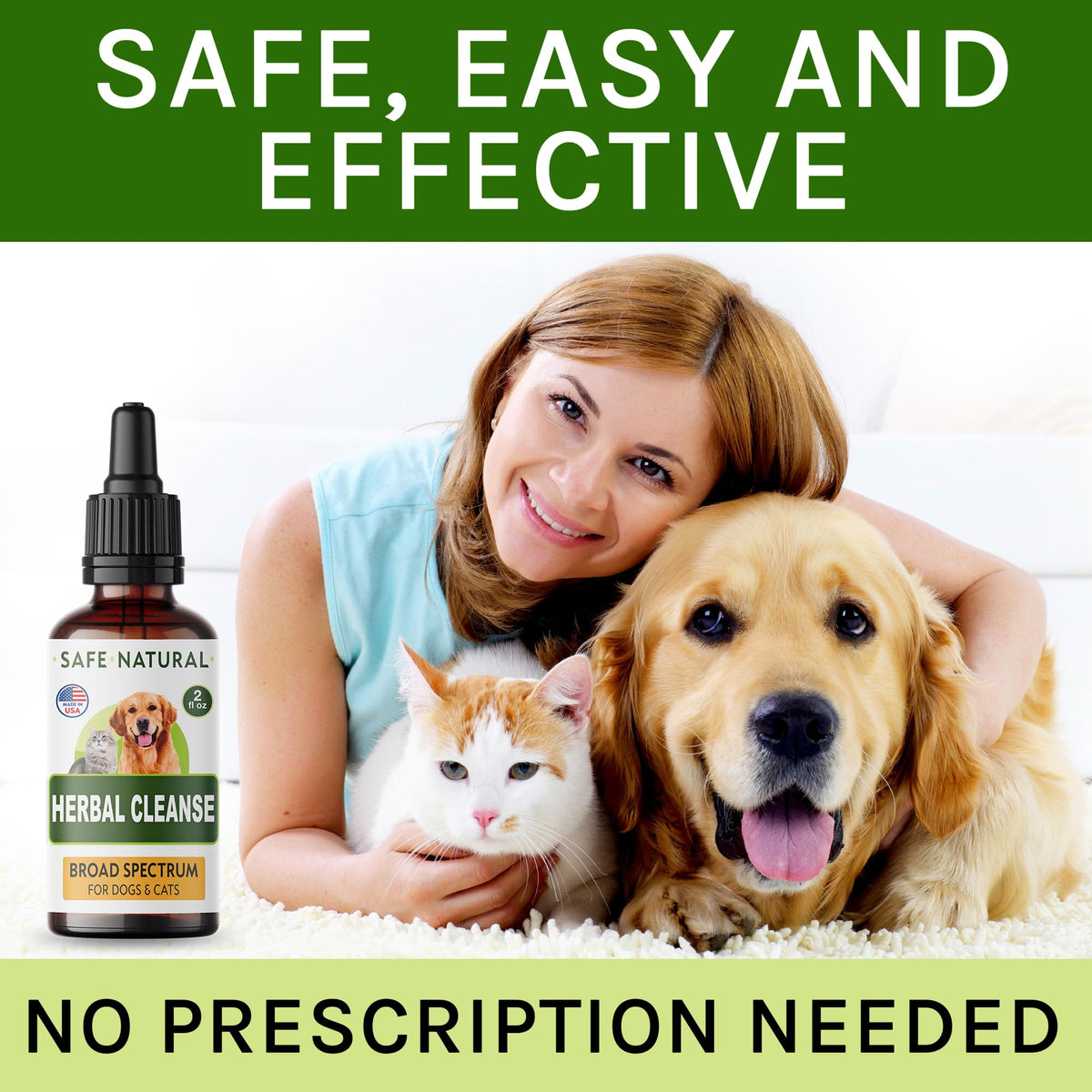 Herbal Cleanse for Cats and Dogs 2.0FlOz U6342
