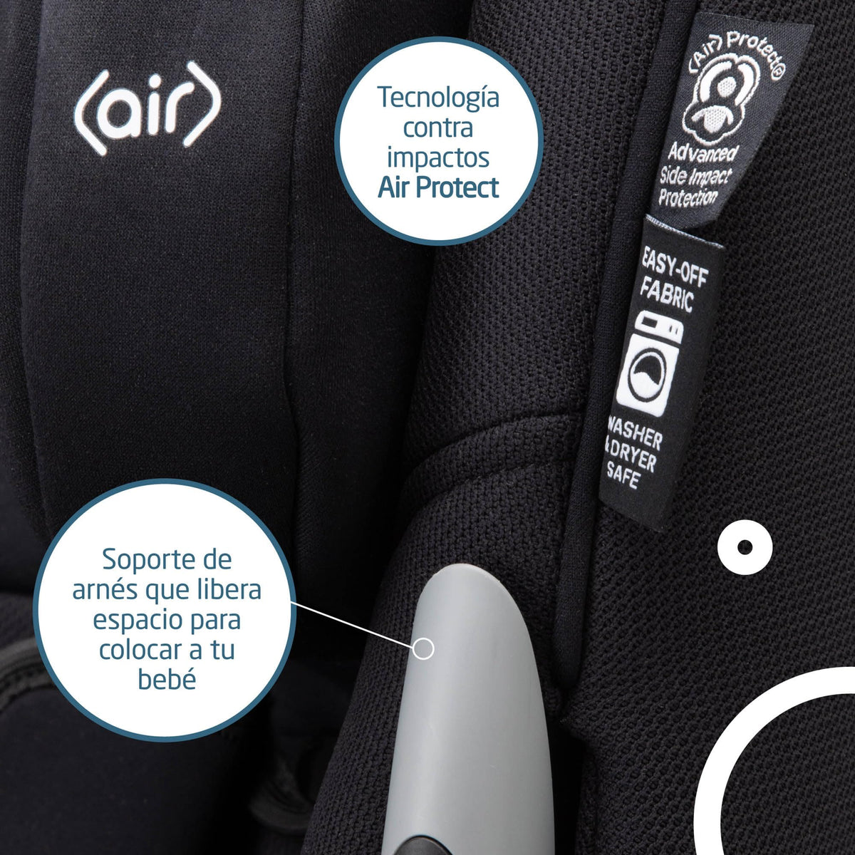 2-in-1 Convertible Car Seat Midnight Black N42680