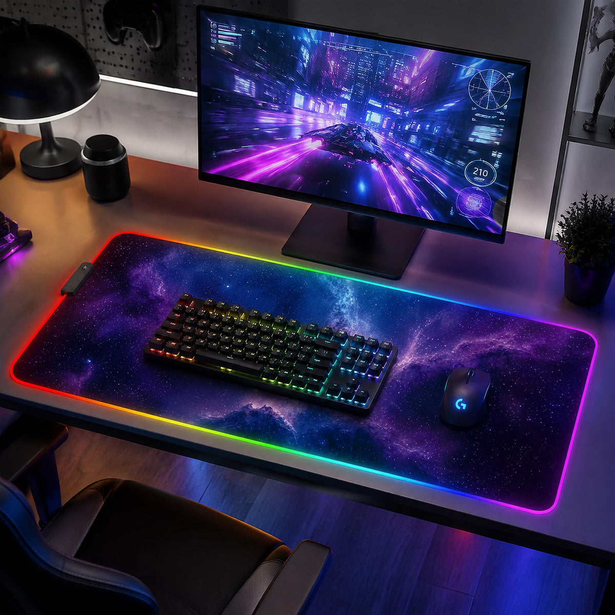 RGB LED Gaming Mouse Pad P1908