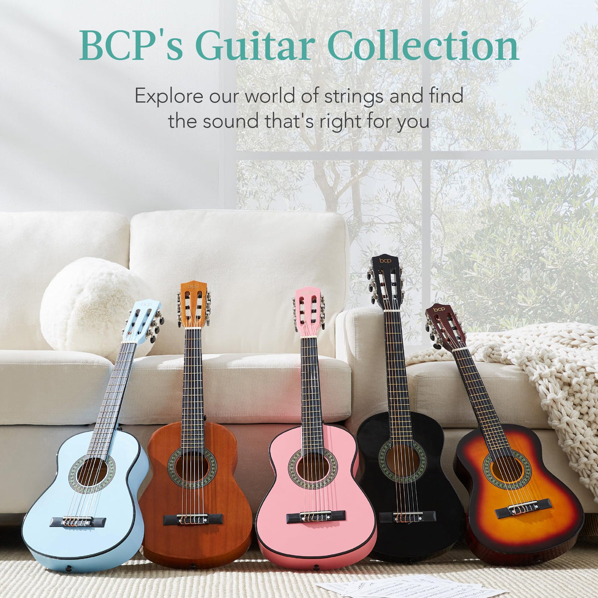30in Kids Acoustic Guitar Starter Kit with Case Y1037