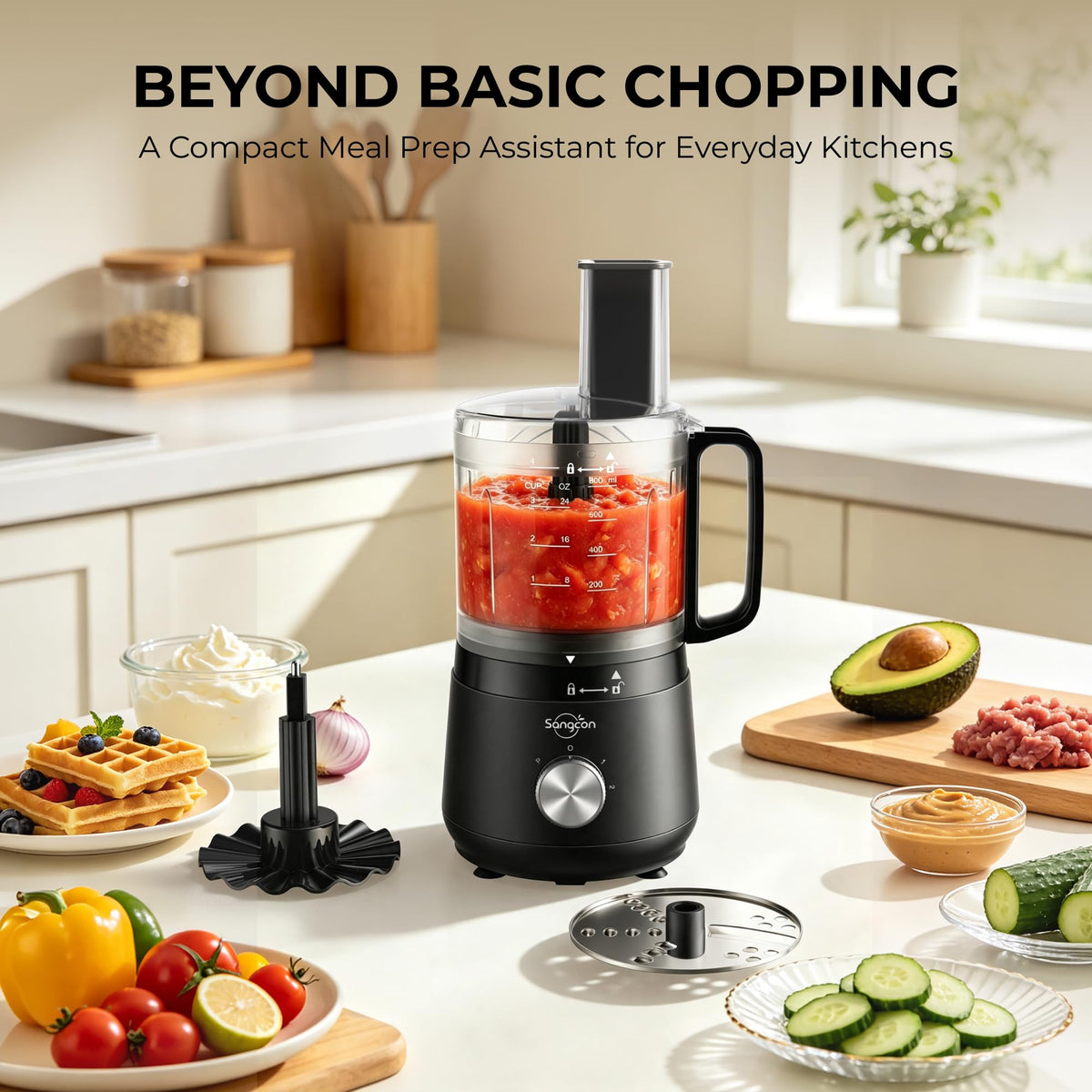 400W 4-Cup Mini Food Processor H151990
