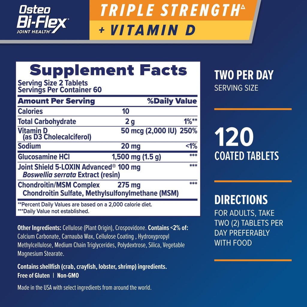 Glucosamine Chondroitin Supplement, 120 Ct H257771