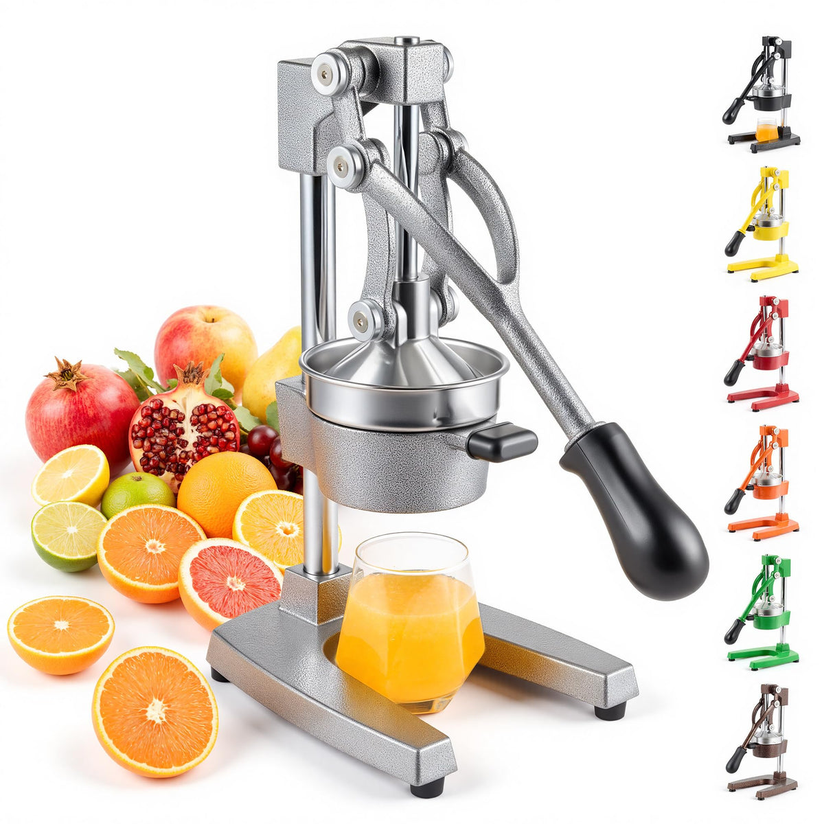 Cast Iron Manual Citrus Juicer with Strainer G359