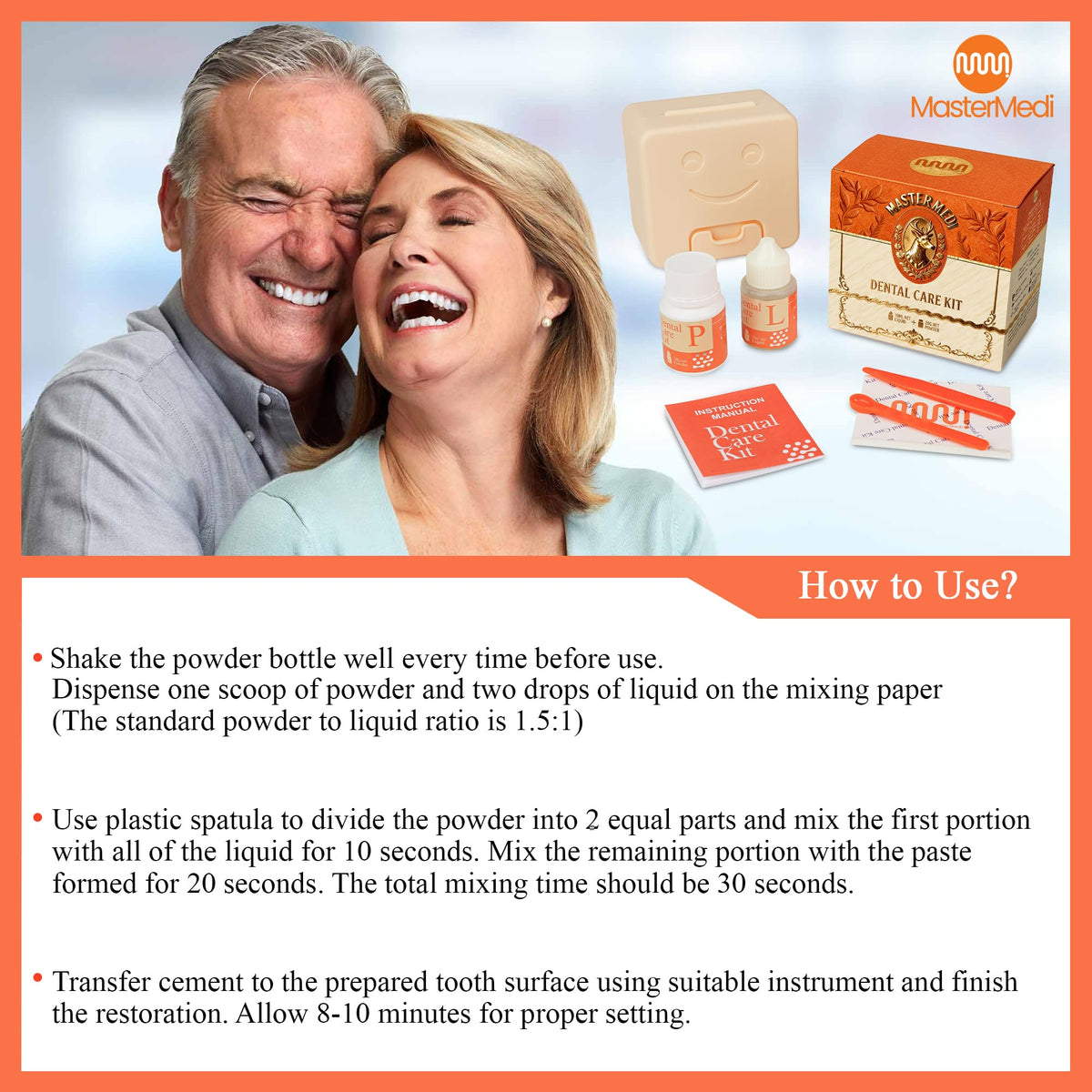 Zinc Oxide Eugenol Dental Cement Kit S207579