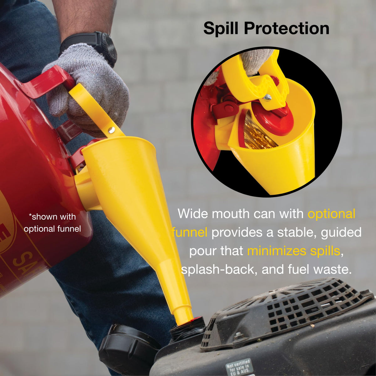 2.5 Gallon Type I Red Gas Can Q13643
