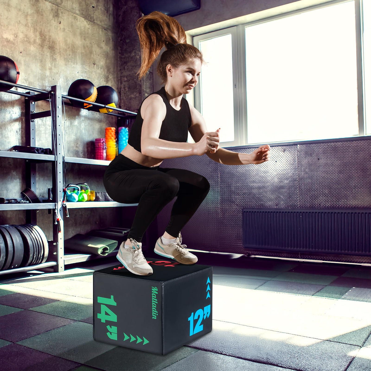 Heavy Foam Plyometric Jump Box I423