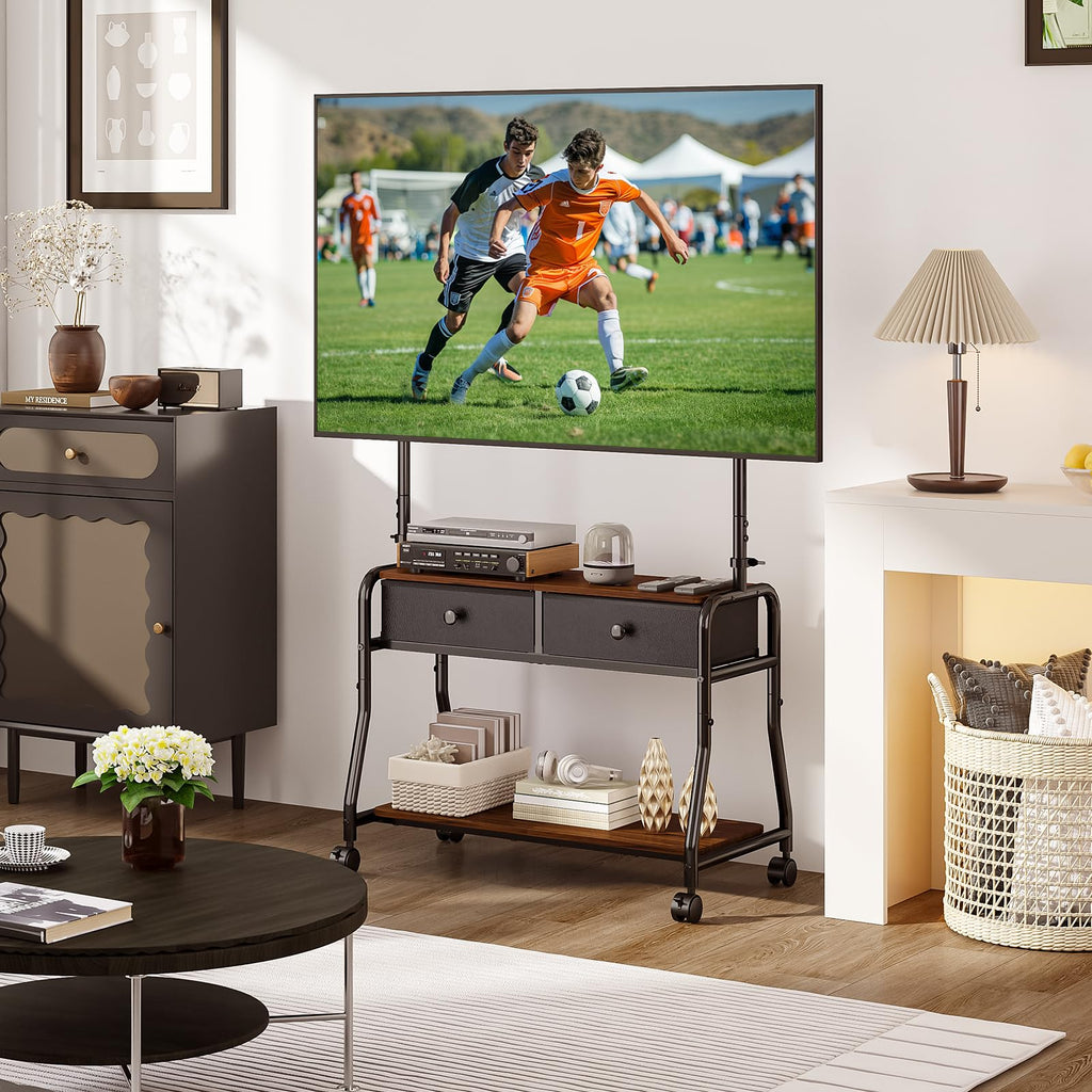 Rolling TV Stand with Mount for 32–75 Inch TVs L24717