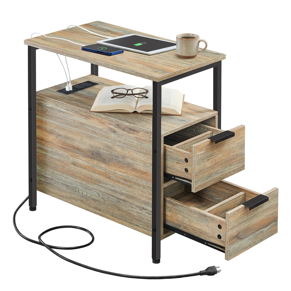 Side End Table with Charging Station M901533