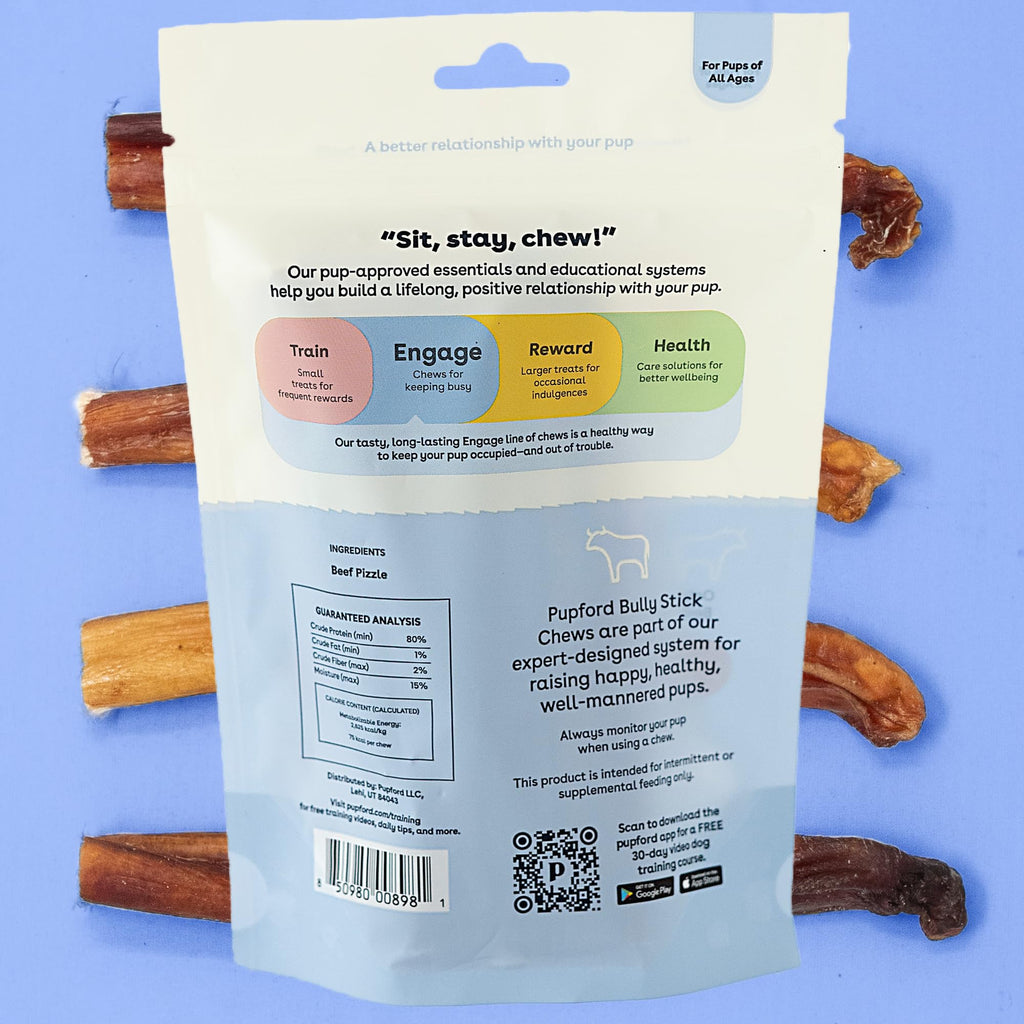 Bully Sticks for Dogs & Puppies, 6", 10 Count I793