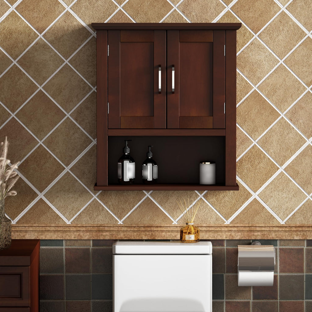 Wood Bathroom Wall Cabinet with Door D5949