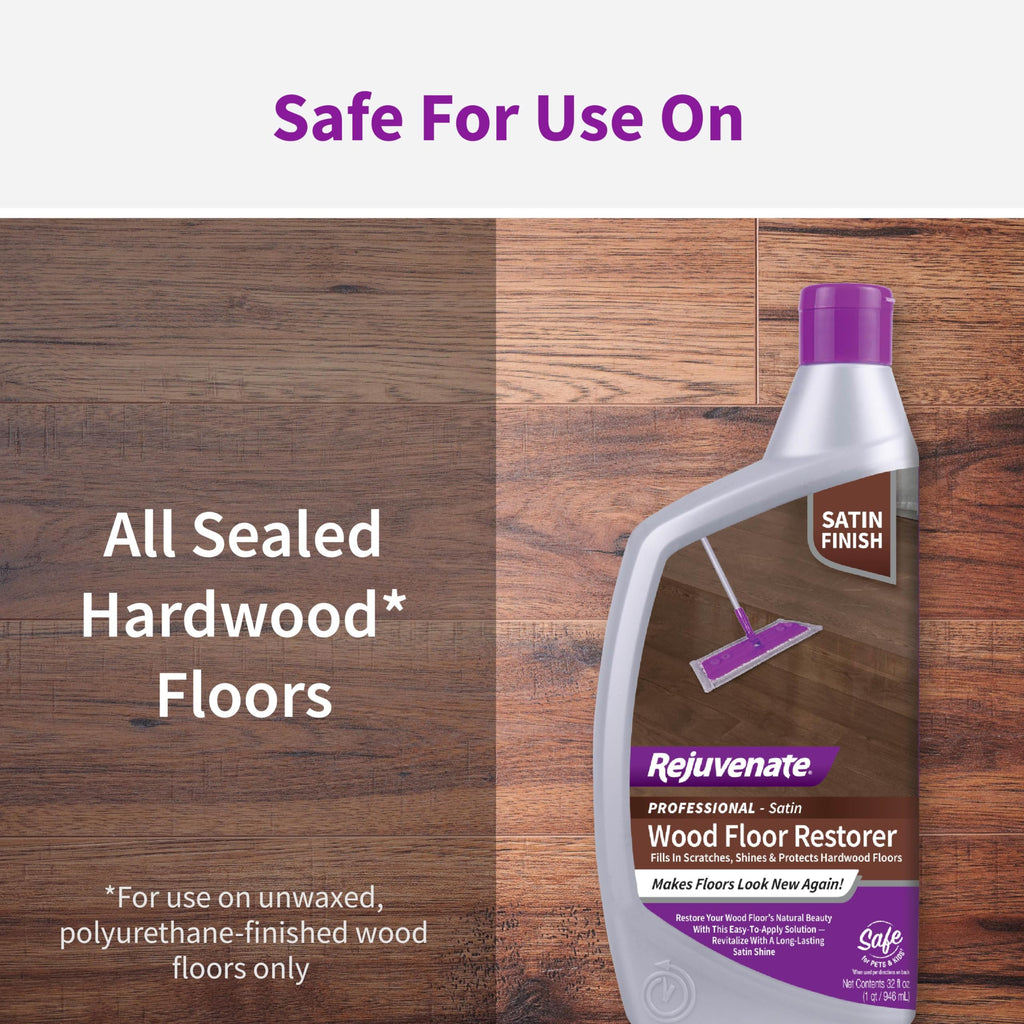 32 Oz Satin Finish Wood Floor Restorer A234983
