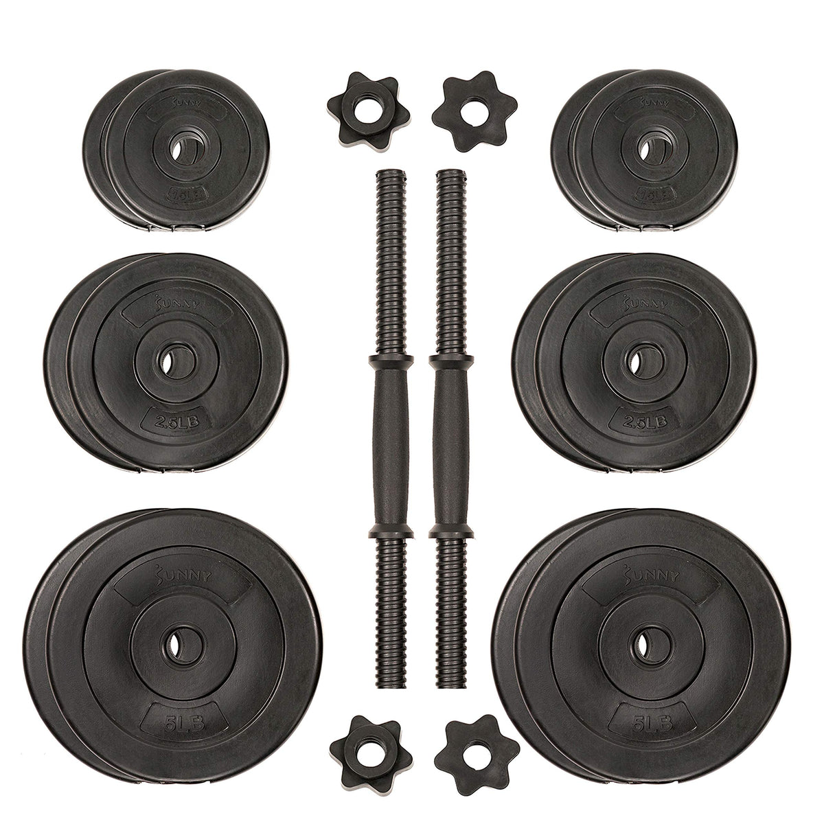 40 Lb Vinyl Dumbbell Set Hand Weights V5494
