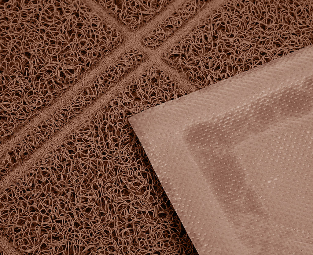 Less-Mess Cat Litter Box Mat 24" x 35" Brown F30460