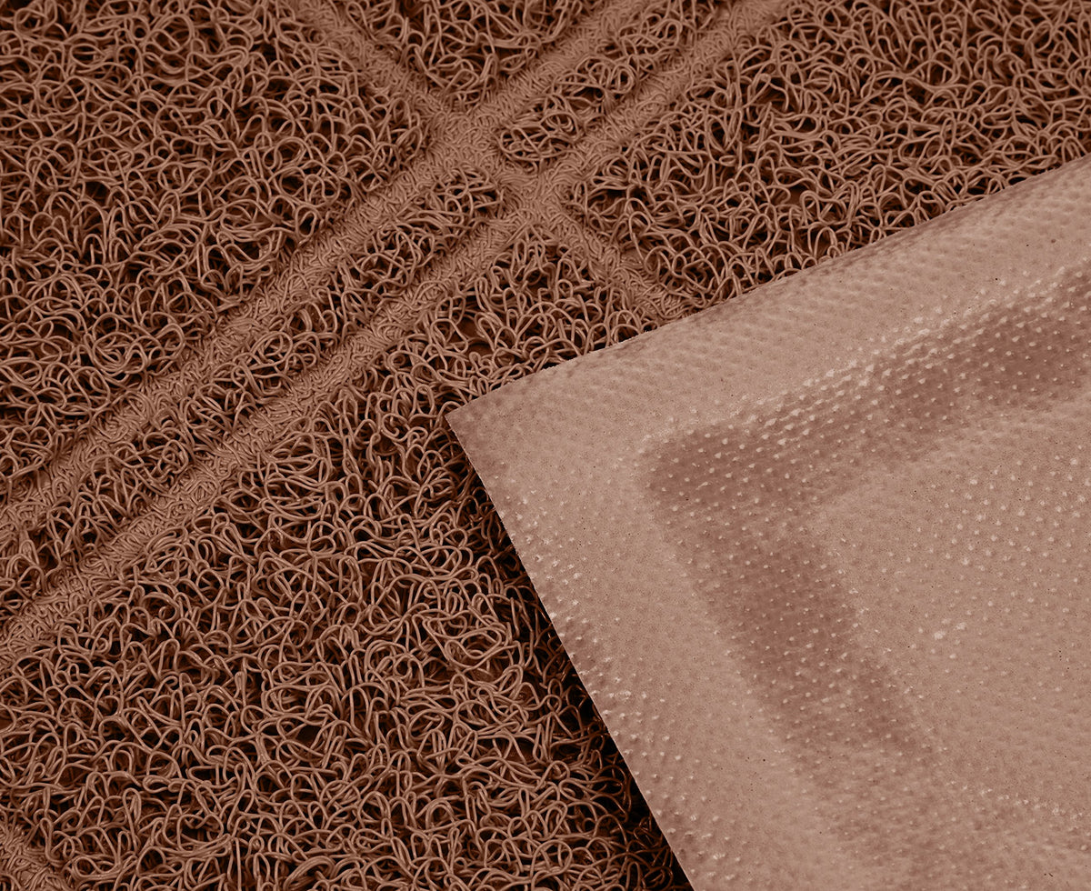 Less-Mess Cat Litter Box Mat 24" x 35" Brown F30460
